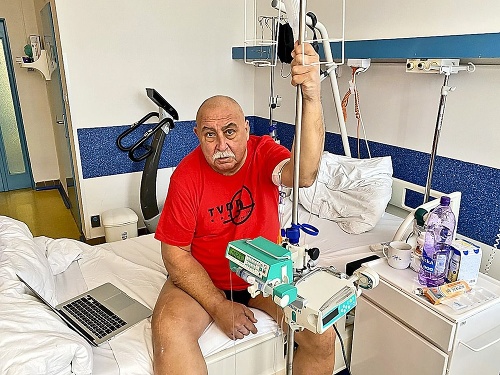 Andy Hryc podstupuje náročnú liečbu na Klinike hematológie a transfúziológie v Bratislave.