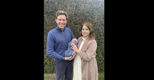 Novorodený syn princeznej Eugenie a jej manžela Jacka Brooksbanka sa narodil 9. februára 2021.