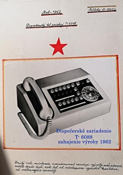 1962 - Do zbierky im chýba dispečerské zariadenie 6088.