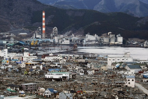 Elektráreň: Bola zatopená rekordnou vlnou cunami.