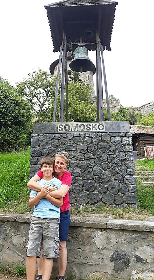 Šimon (11) s mamičkou Zuzanou (45), Komárno