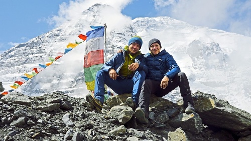 2017: Michal Sabovčík (vľavo) vystúpil na Dhaulágirí (8 167 metrov) spolu s horolezeckou legendou Petrom Hámorom.