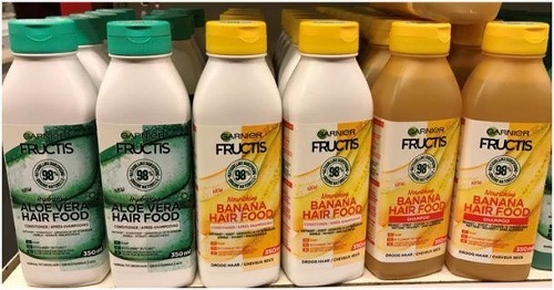 V rozpore s príslušnými právnymi predpismi je šampón a kondicionér Fructis Hair Food značky Garnier