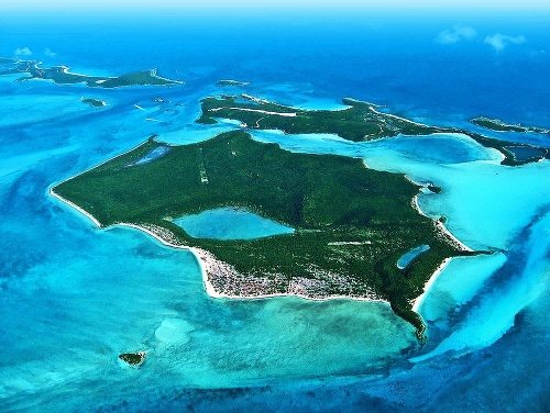 Súkromný ostrov Darby na Bahamách