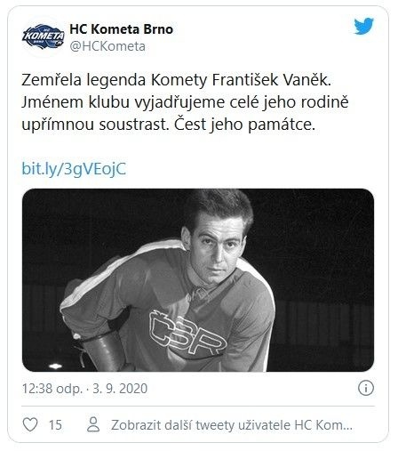 Smutnú právu priniesol HC Kometa Brno.