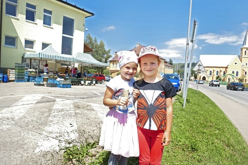 Lucke (5, vľavo) a Miške (7) sa miestne bociany veľmi páčia.