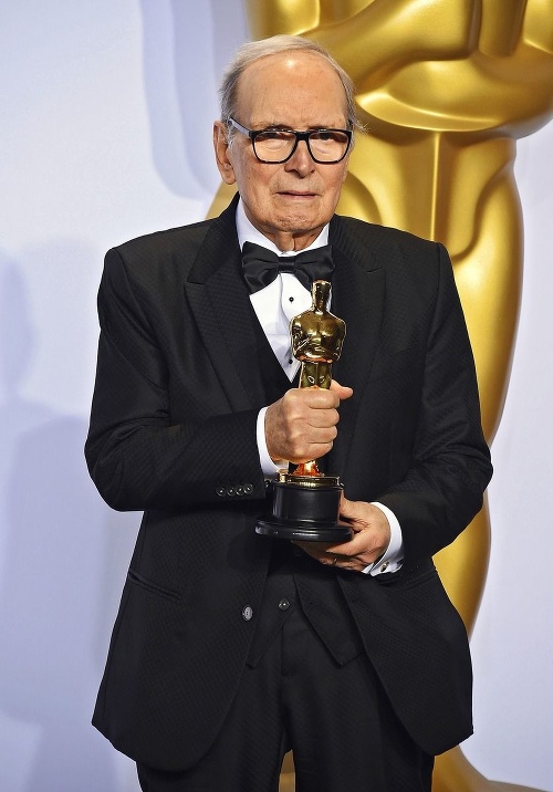 Ennio Morricone tvrdo pracoval na získaní Oscara.
