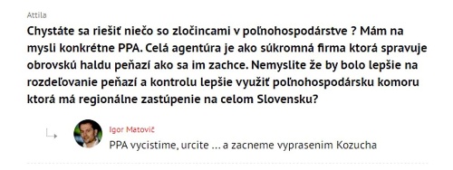Políciu zaujíma táto pasáž z online rozhovoru s premiérom Matovičom, ktorý vznikol krátko po voľbách.