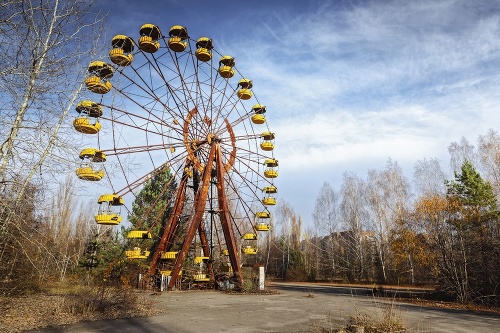 Lunapark v Pripjati: Zábavný park mal byť spustený 1. mája.