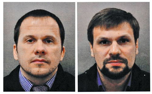 Zľava: Alexandr Miškin (alias Alexander Petrov), Anatolij Čepiga (alias Ruslan Boširov)