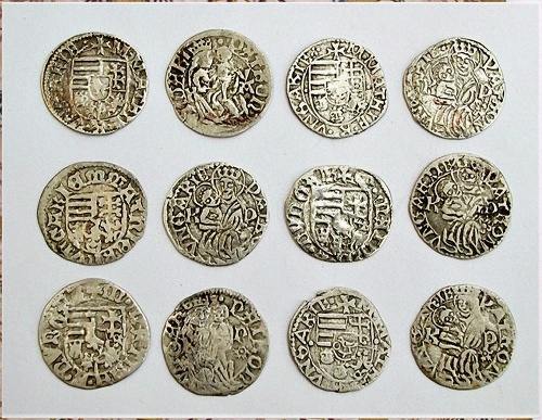 Vzácne mince našli v roku 2002 priamo v meste Michalovce brigádnici pri výkopových prácach. 