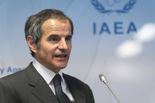 Riaditeľ Medzinárodnej agentúry pre atómovú energiu (MAAE) Rafael Mariano Grossi