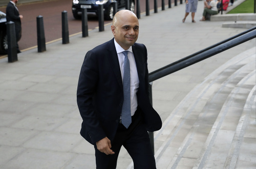 Nový britský minister financií Sajid Javid 