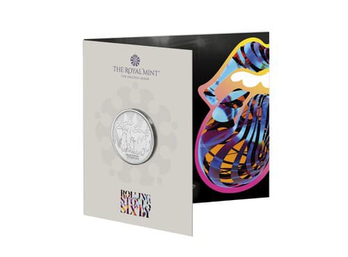 Nová zberateľská minca na oslavu 60. výročia The Rolling Stones.