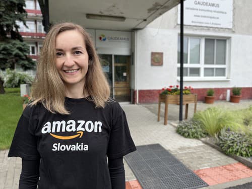 Barbora Slivková, HR manažérka Amazonu, ktorá túto aktivitu spoluorganizovala.