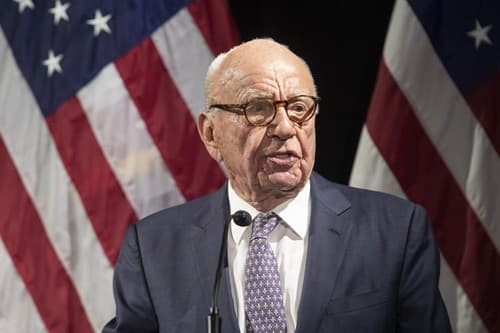 Na snímke americký magnát austrálskeho pôvodu Rupert Murdoch.
