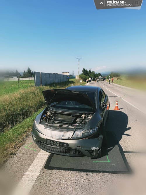 Vážna nehoda pri obci Vidiná.