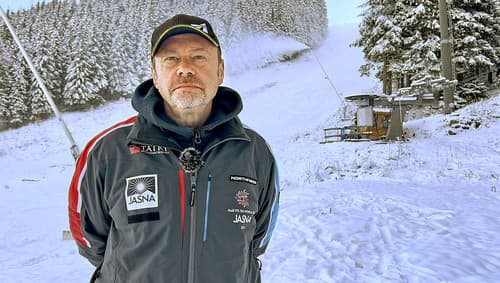 Šéf lyžiarskych tratí M. Kupčo.
