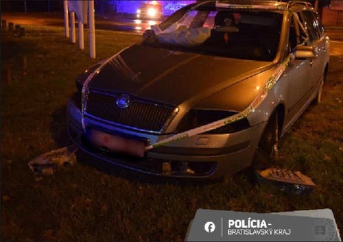 Muž v Bratislave zišiel z vozovky, policajti mu namerali 1,73 promile