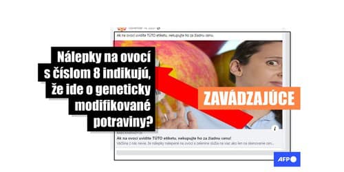 Číselné či čiarové kódy nevypovedajú o tom, či sú produkty geneticky modifikované.