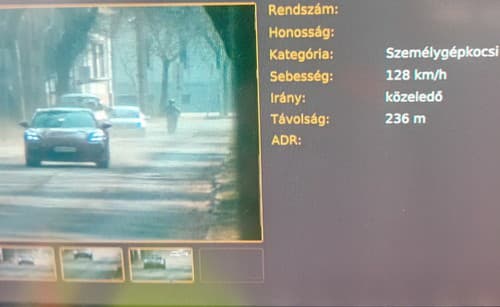 Slovenskému vodičovi namerali 128 km/h v meste Sárospatak.