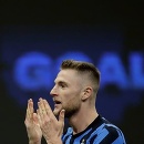 Slovenský obranca Milan Škriniar v drese Interu Miláno.