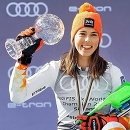 Slovenská lyžiarka získala v minulej sezóne malý glóbus za slalom.