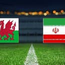 Online zo zápasu Wales - Irán.