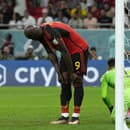 Belgičan Romelu Lukaku mal v zápase proti Chorvátom viacero čistých šancí, nepremenil ale ani jednu.