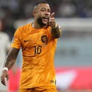 Holandský útočník Memphis Depay počas MS 2022 v Katare.