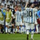 Argentínčan Lionel Messi počas MS 2022.