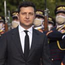 Na snímke prezident Ukrajiny Volodymyr Zelenskyj.