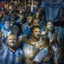 Radosť argentínskych fanúšikov počas MS 2022.
