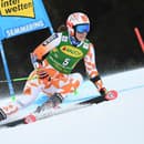 Slovenská lyžiarka Petra Vlhová v prvom kole obrovského slalomu žien Svetoveho pohára v alpskom lyžovaní v rakúskom Semmeringu.