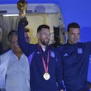 Takto priniesol Messi víťaznú trofej do Argentíny.
