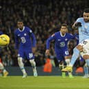 Riyad Mahrez v drese Manchestru City.