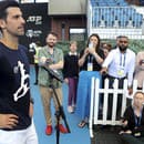 Srbský tenista Novak Djokovič odpovedá na otázky novinárov po tréningu na turnaj ATP v austrálskom meste Adelaide.