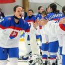 Slovenské hokejové reprezentantky na MS do 18 rokov vo Švédsku.