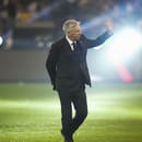 Tréner Realu Madrid Carlo Ancelotti máva divákom pred finálovým duelom španielskeho Superpohára.