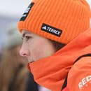 Slovenská lyžiarka Petra Vlhová po 2. kole slalomu žien Svetového pohára v alpskom lyžovaní v českom Špindlerovom Mlyne.