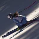 Talianka Marta Bassinová na trati super-G. 