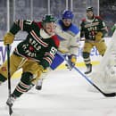 Hokejista Kirill Kaprizov oblieka drese Minnesota Wild. 