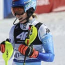 Americká lyžiarka  Mikaela Shiffrinová.