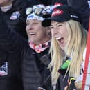 Americká lyžiarka  Mikaela Shiffrinová.