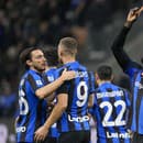 Belgičan Romelu Lukaku oslavuje gól v drese Interu Miláno. 