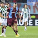 Slovenský futbalista Marek Hamšík (vpravo) v drese Trabzonsporu.