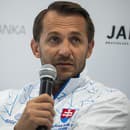 Na snímke nehrajúci kapitán Matej Lipták počas tlačovej konferencie k nominácií hráčok Slovenského.