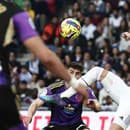 Karim Benzema (Real Madrid) strieľa gól.
