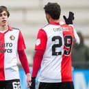 Leo Sauer (vľavo) vidí svoju budúcnosť v slávnom Feyenoorde Rotterdam.