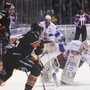 Momentka z 1. finále extraligy HC Košice - HKM Zvolen.